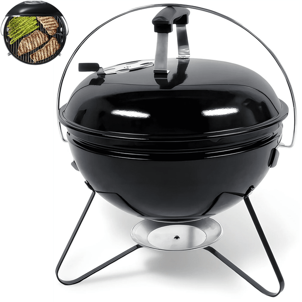 14 in. Smokey Joe Charcoal Grill Black