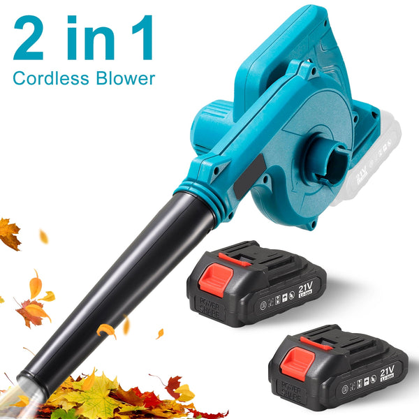 Fenbeli 20V Cordless Handheld Leaf Blower with 2 batteries and charger