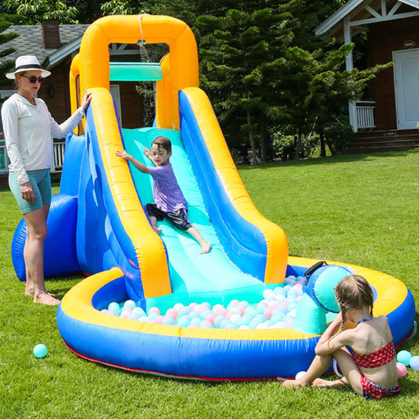 Inflatable Water Slide Park Castle for Little Kids