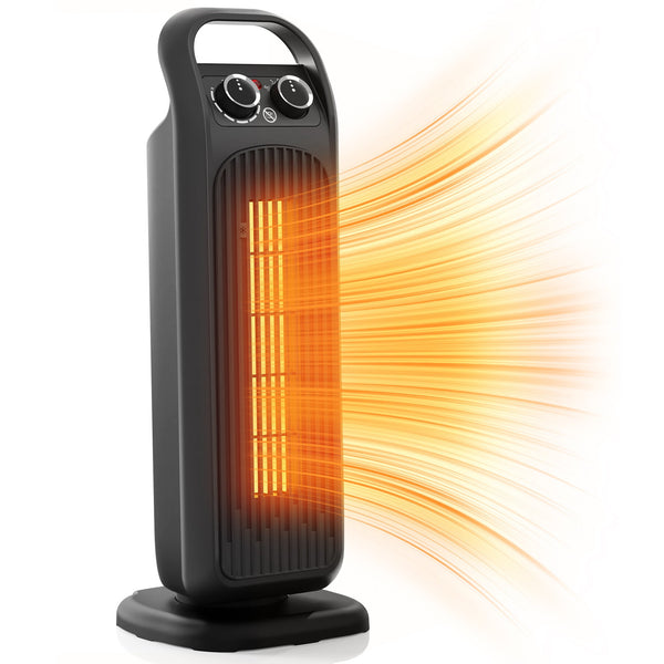 Space Heater, 1500W Electric Heater for Indoor Use, Portable PTC Ceramic Heater for Bedroom, Office, and Other Rooms