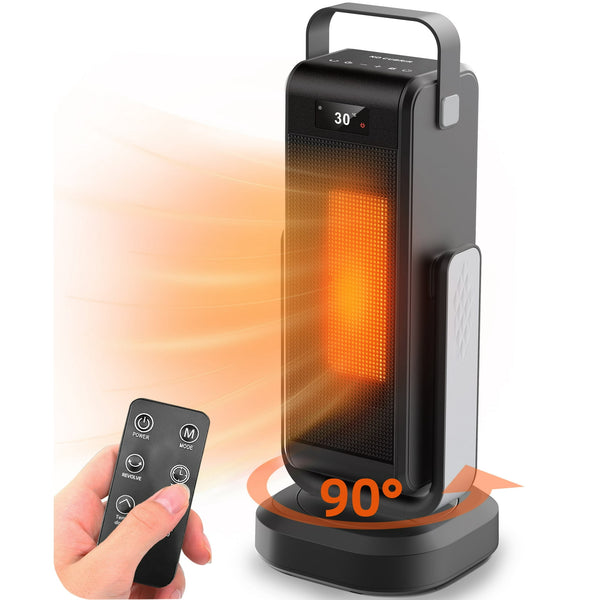 Tower Electric Space Heater with Remote