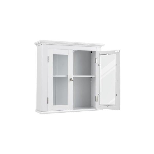 SKONYON White Wall Mounted Cabinet