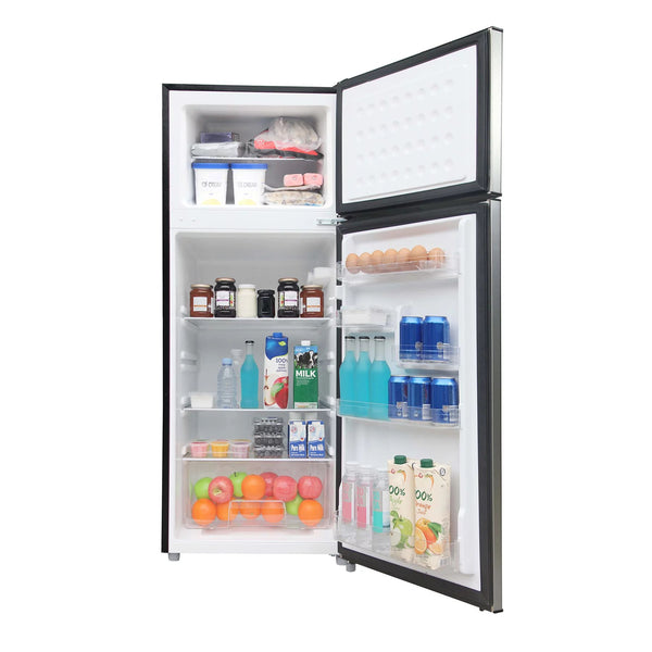 Mini Fridge Beverage Refrigerator Lighted Glass Door