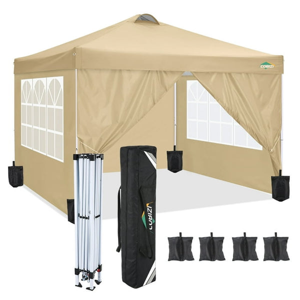 10' x 10' Adjustable Height Pop-up Canopy Tent Fully