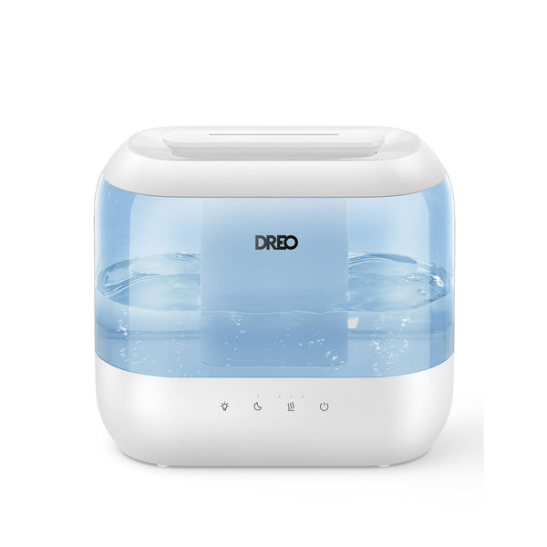 Humidifier for Bedroom, Quiet 4L Cool Mist Top-Fill Ultrasonic Humidifiers With Essential Oils, LED Display With Night Light, Touch Control, Auto Shut-Off, Blue