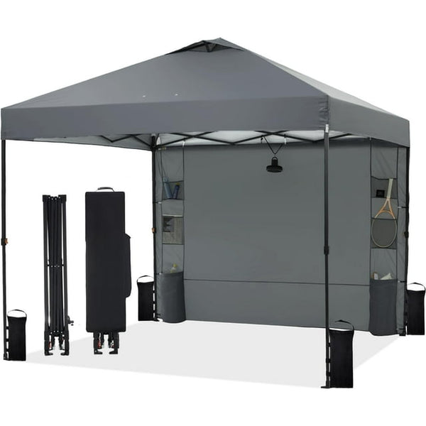 10x10 Pop Up Canopy Tent Gray