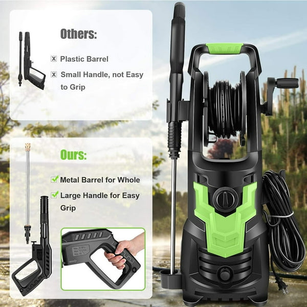 3800 PSI Electric Pressure Washer Professional Washer Cleaner