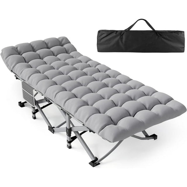 Camping Cot Folding Camping Cots for Adults with Mattress