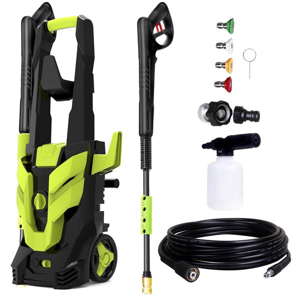 Electric Pressure Washer, Foam Cannon, 4 Different Pressure Tips, Power Washer, 3500 PSI 2.4 GPM