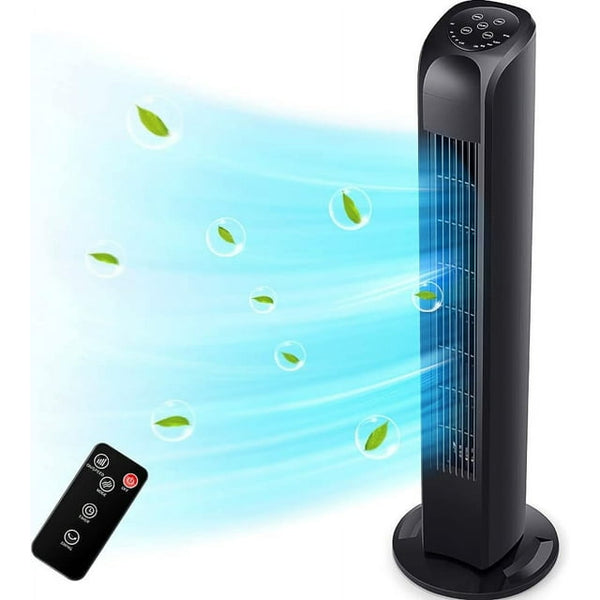 Oscillating Tower Fan with Remote