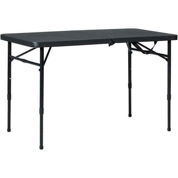 Plastic Adjustable Height Fold in Half Folding Table