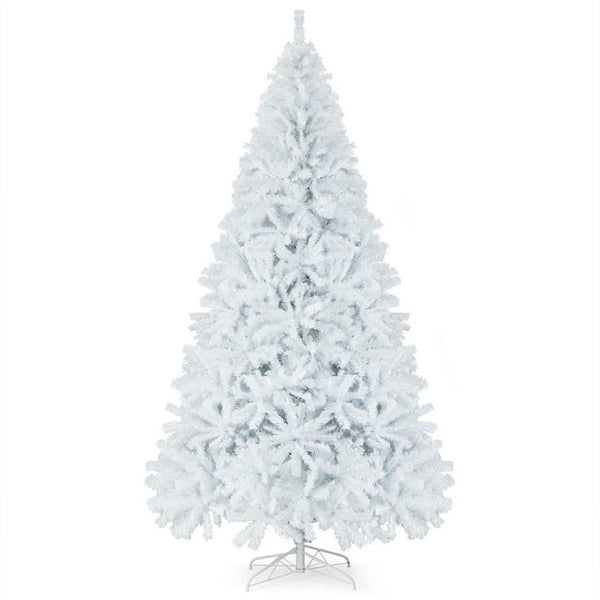 9ft White Christmas Tree Classic Pine Tree PVC Material Thicken Tips