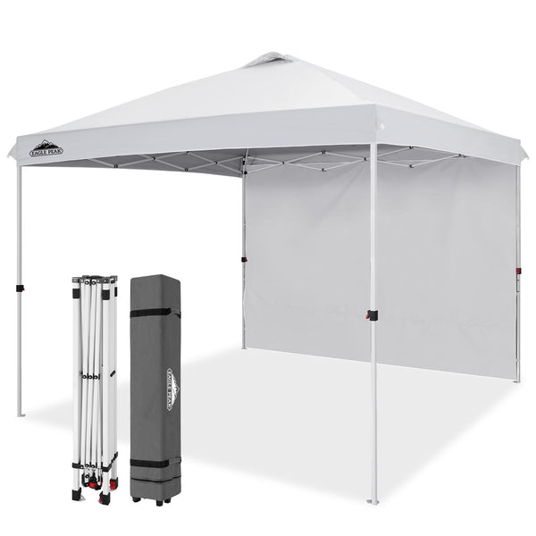 10 x 10 Pop up Canopy Tent with 1 Detachable Sidewall