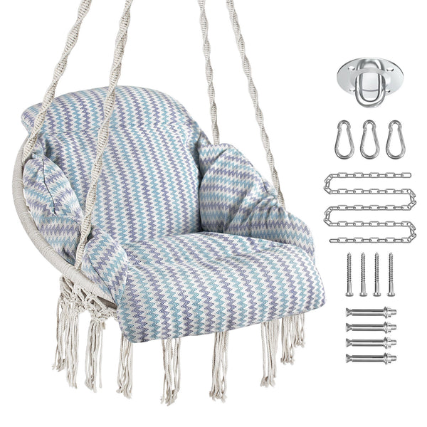 Cotton Macrame Hammock Hanging Chair Swing chair