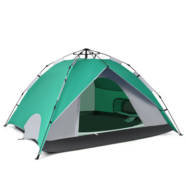 2 in 1 4 Person Instant Pop-up Waterproof Camping Tent